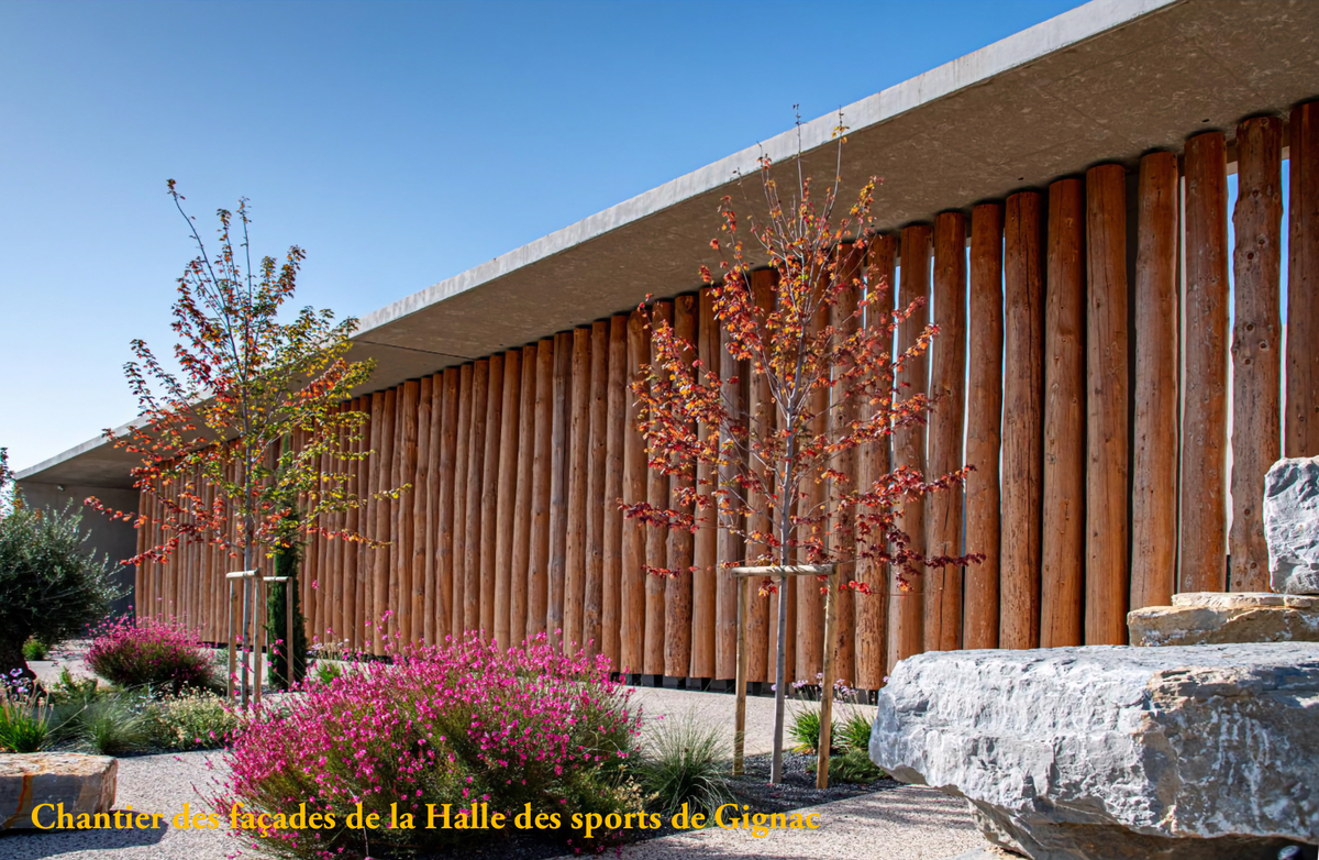 Halle des sports — structure métallique